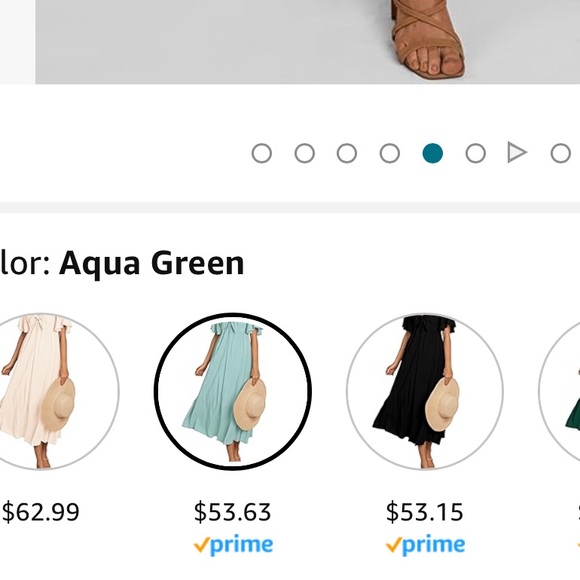 Midi Dress Square Neck Rauched Back XXL - Picture 5 of 11